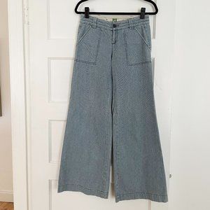 Anthropologie Striped Sailor Pants Size 0